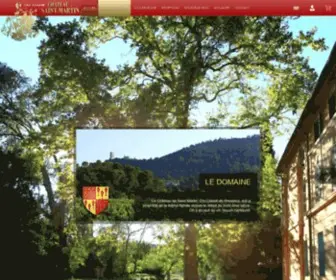 Chateaudesaintmartin.com(LE CHÂTEAU DE SAINT) Screenshot