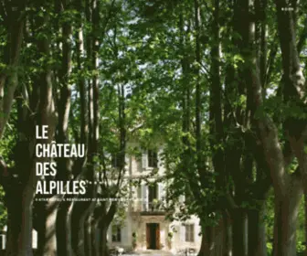 Chateaudesalpilles.com(Le Chateau des Alpilles) Screenshot