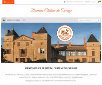 Chateauducarruge.com(Domaine) Screenshot