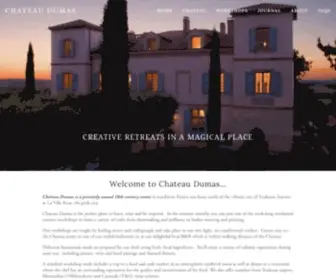 Chateaudumas.net(Chateau Dumas) Screenshot