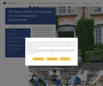 Chateauform.com(Châteauform' La magie des séminaires et de l'événementiel) Screenshot