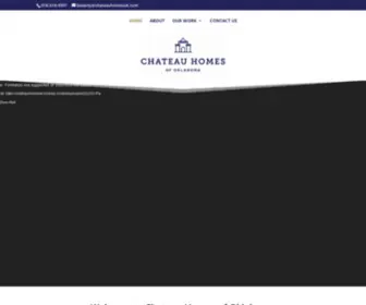 Chateauhomesok.com(Chateau Homes of Oklahoma) Screenshot