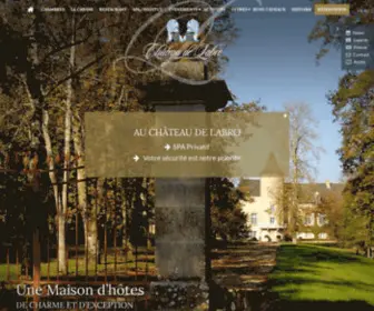 Chateaulabro.fr(Château) Screenshot