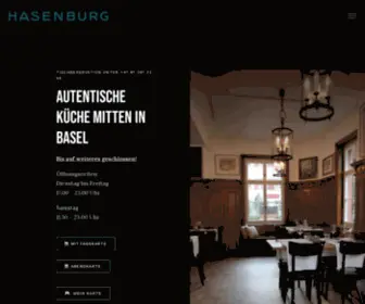 Chateaulapin.ch(Restaurant Hasenburg) Screenshot