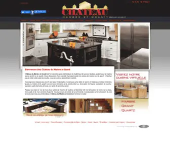 Chateaumarbre.com(Comptoirs quartz granit) Screenshot