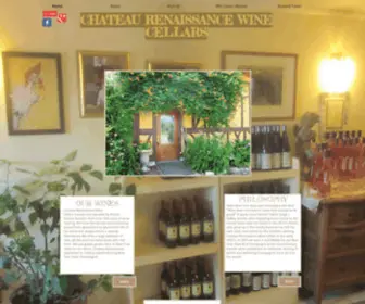 Chateaurenaissancewinecellars.com(Chateau Renaissance Wine Cellars) Screenshot