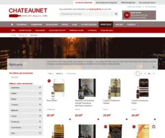 Chateauspirit.com(La référence des amateurs de spiritueux) Screenshot