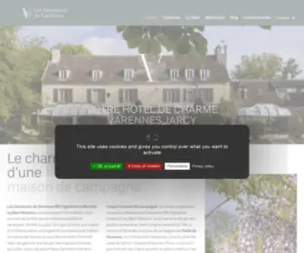 Chateauvarennes.com(Demeures de Varennes) Screenshot