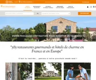 Chateauxhotels.com(Hôtels de Charme et d'Exception) Screenshot