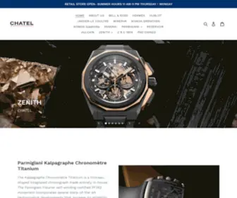 Chatelco.com(Chatel-La Passion Horlogere) Screenshot