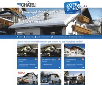 Chatel.nl(Hoofdpagina nieuw) Screenshot