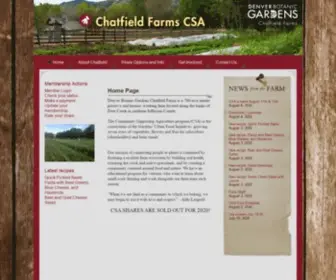 Chatfieldcsa.org(Chatfieldcsa) Screenshot