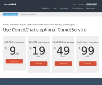 Chatforyoursite.com(Subscribe to CometService (optional) and handle 100) Screenshot