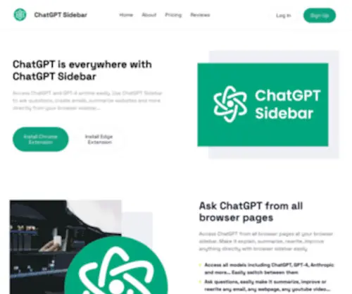 Chatgptextension.ai(ChatGPT Sidebar) Screenshot