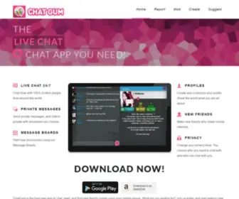 Chatgum.com(Chat Live & Find new Friends) Screenshot