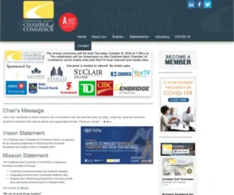 Chatham-Kentchamber.ca(The Chatham) Screenshot