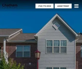Chathamcommons.com(Apartments for Rent in Cranberry Twp) Screenshot