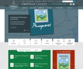 Chathamcountync.gov(Chatham County) Screenshot