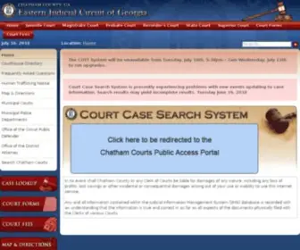 Chathamcourts.org(Chatham County) Screenshot