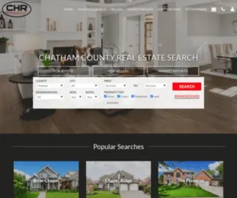 Chathamhomesrealty.com(Chatham County Real Estate) Screenshot