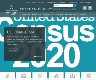 Chathamnc.org(Chatham County) Screenshot