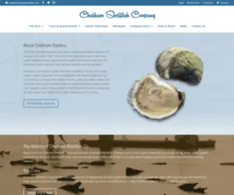 Chathamoysters.com(Chatham Shellfish Company) Screenshot