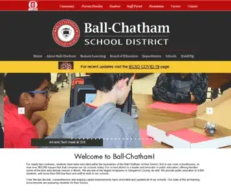 Chathamschools.org(Ball-Chatham) Screenshot