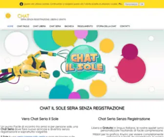 Chatilsole.it(Chat Senza Registrazione Seria) Screenshot