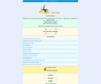 Chatlanka.com(Sri lanka chat room) Screenshot