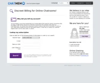 Chatmem.com(Customer support) Screenshot