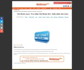 Chatrooms.org.in(FREE Chat Rooms) Screenshot
