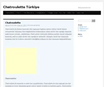 Chatroulette-TR.com(Chatroulette) Screenshot