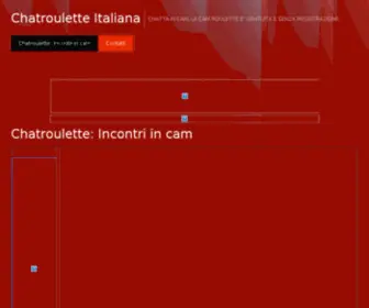 Chatrouletteitaliana.org(Chatroulette Italiana) Screenshot