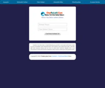 Chatruletx.com(Chatroulette) Screenshot