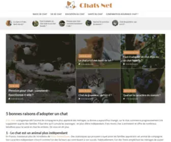 Chats-Net.com(L'internet des chats) Screenshot
