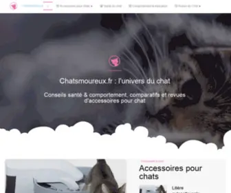 Chatsmoureux.fr(Tout sur le chat) Screenshot