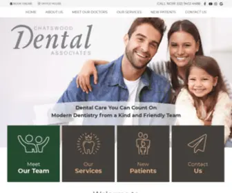 Chatswooddentalassociates.com.au(Chatswood Dentist) Screenshot