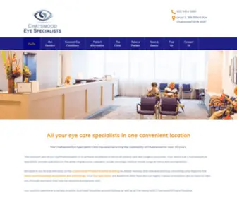 Chatswoodeye.com(Sydney Eye Surgeons & Ophthalmologists) Screenshot