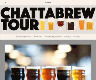 Chattabrewtour.com(Chattanooga Craft Beer Brewery Tours) Screenshot