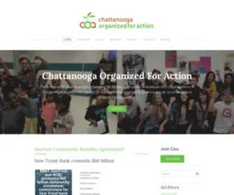 Chattaction.org(Chattanooga Organized For Action) Screenshot