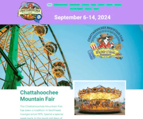 Chattahoocheemountainfair.org(County Fair) Screenshot