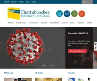 Chattahoocheetech.edu(Chattahoochee Technical College) Screenshot