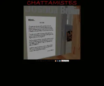 Chattamistes.com(Accueil) Screenshot