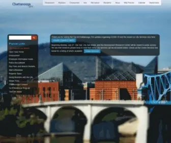 Chattanooga.gov(City of Chattanooga) Screenshot