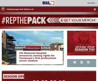 Chattanoogaredwolves-SC.com(Chattanooga Red Wolves SC) Screenshot