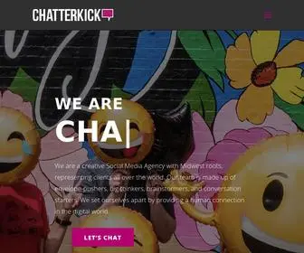 Chatterkick.com(Chatterkick Social Media Agency) Screenshot