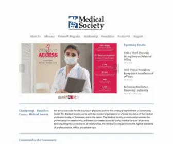 Chattmd.org(Medical Society) Screenshot