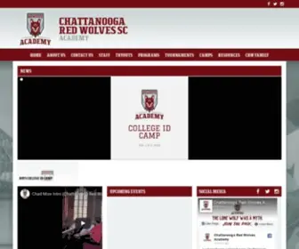 Chattredwolvesyouth.com(The chattanooga red wolves academy) Screenshot