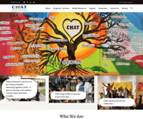Chattx.org(Culture of Health) Screenshot