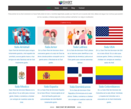 Chatunivision.org(Chat Univision) Screenshot